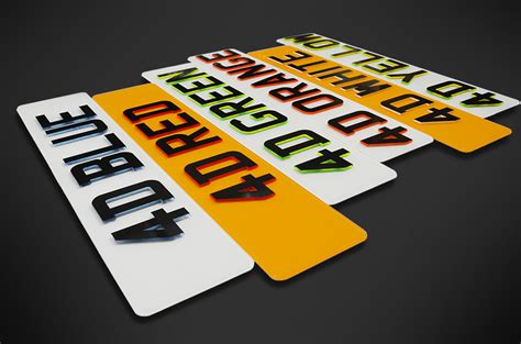 Buy Quality 4D Number Plates Online .